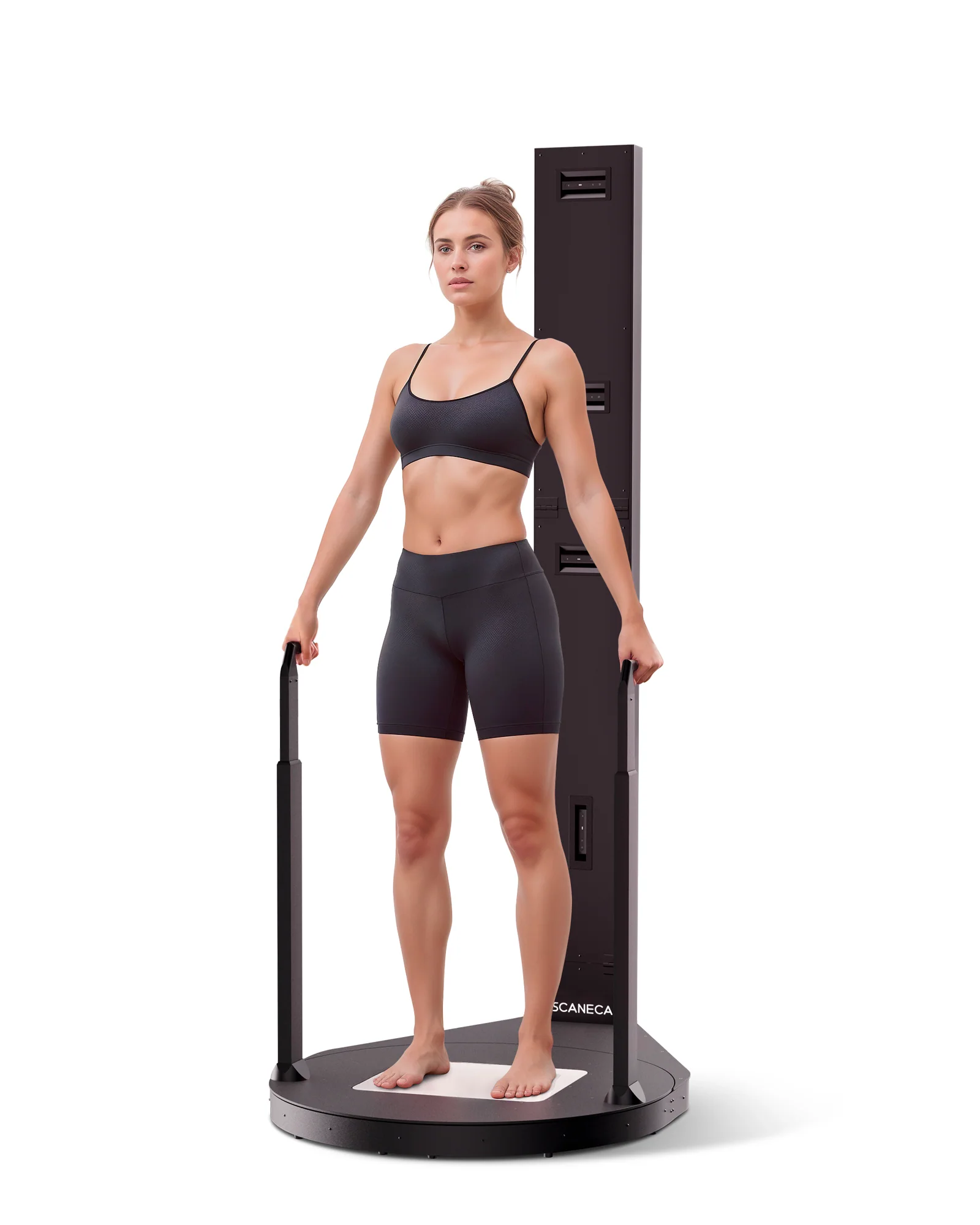 Frau im SCANECA 3D-Scanner