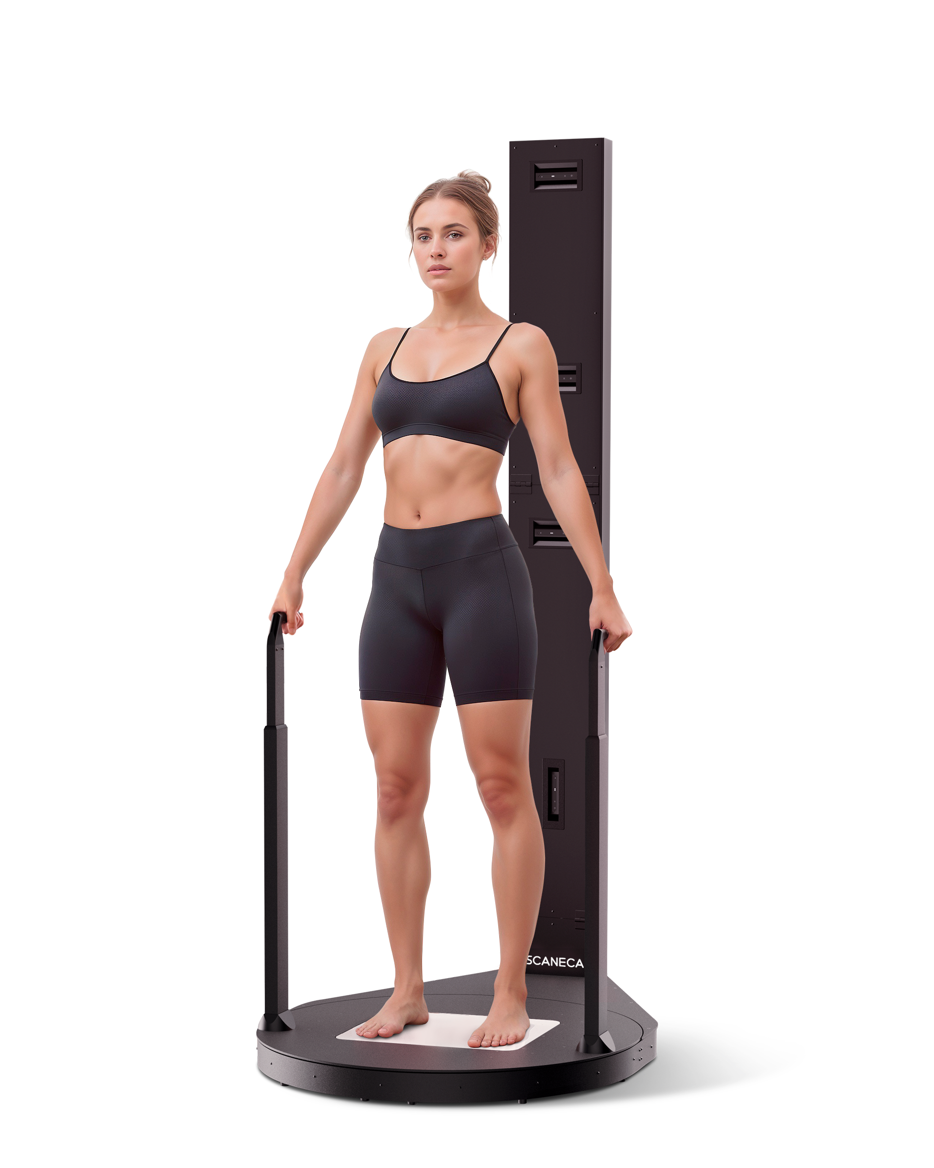 Frau im SCANECA 3D-Scanner